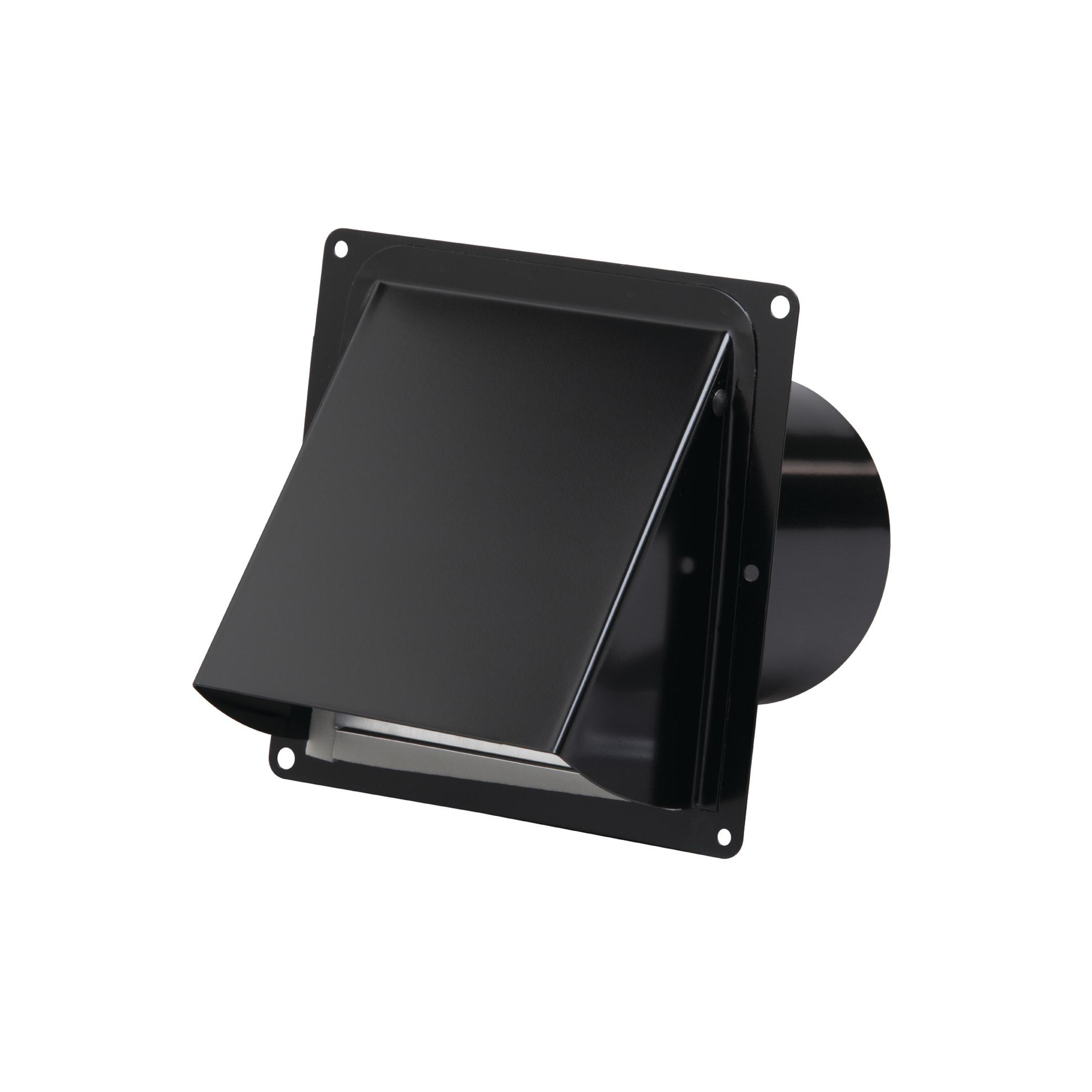 Broan-NuTone® Steel Wall Cap for 4" Round Duct, Black