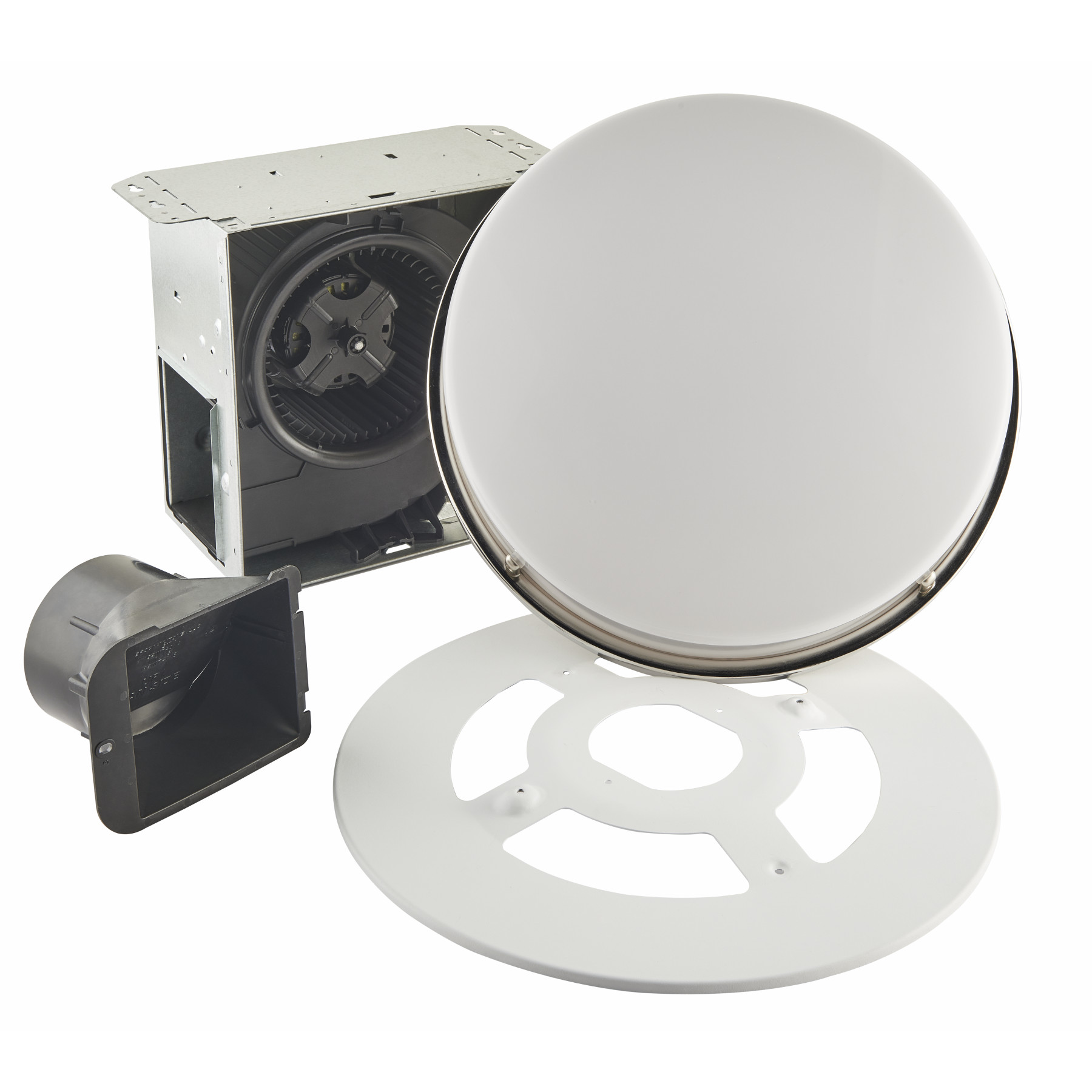 AER110LBN Broan 110 CFM Decorative Bathroom Exhaust Fan With LED Light   AER110LBN 5 