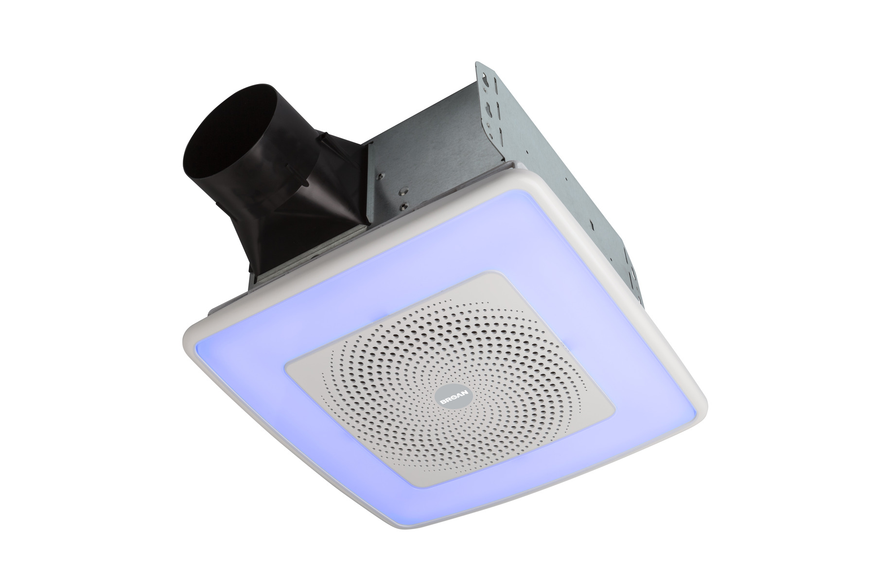 Broan-NuTone FlexAir Selectable Bathroom Exhaust Fan w/ Custom Color LED & Bluetooth® Speaker, 80/110 CFM