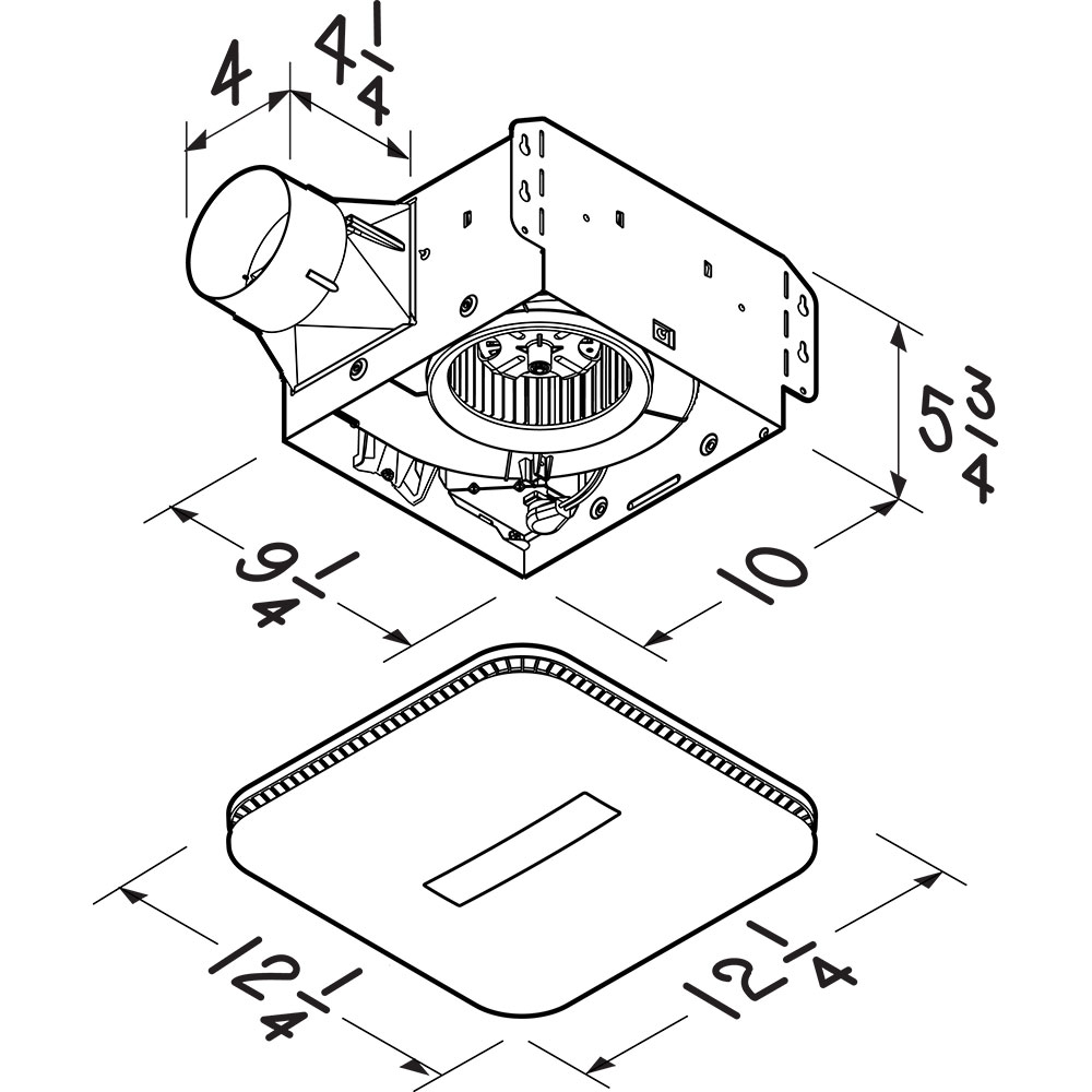 nutone roomside series 110 cfm wiring