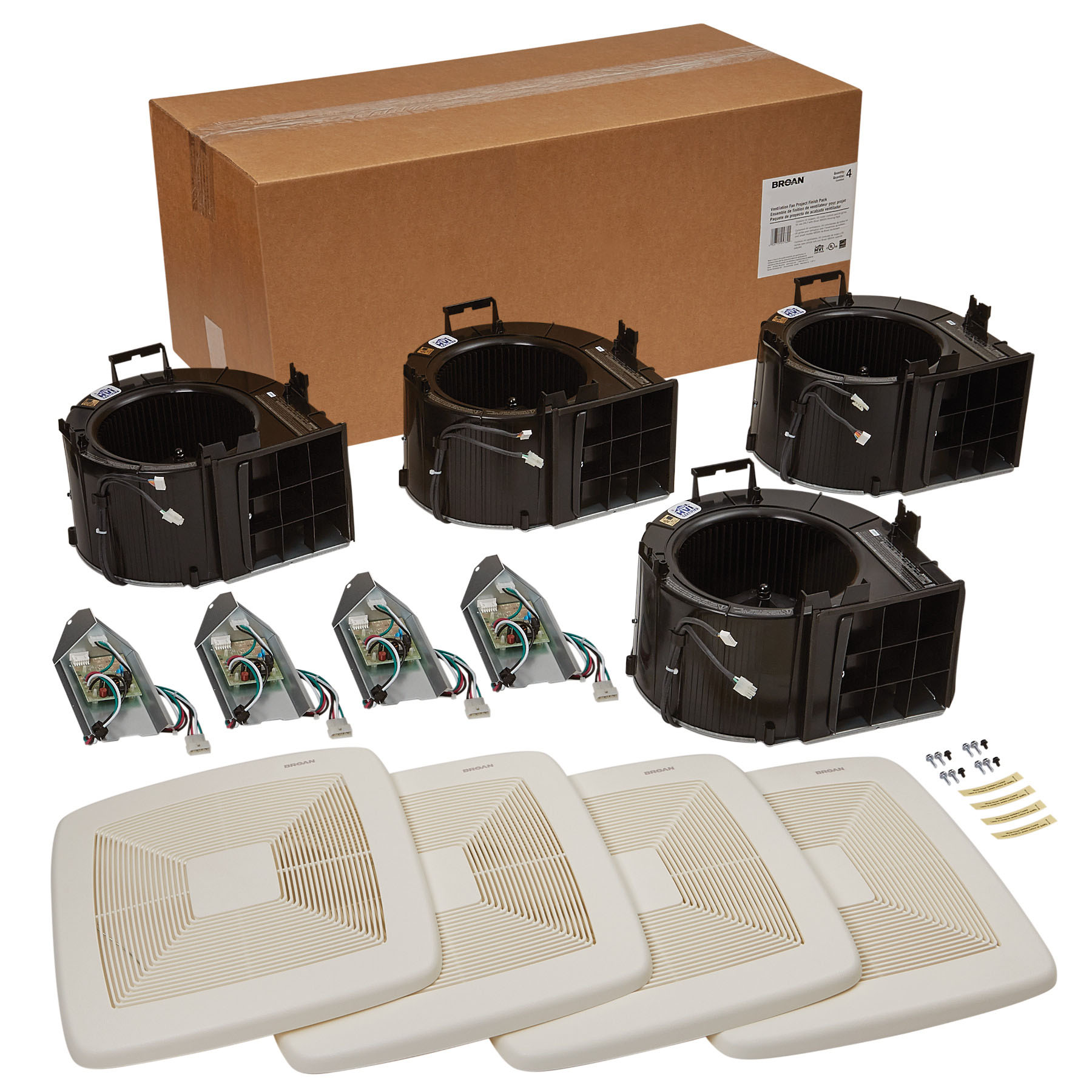 Broan® Exhaust Ventilation Fan Finish Pack, 50 CFM, ENERGY STAR®