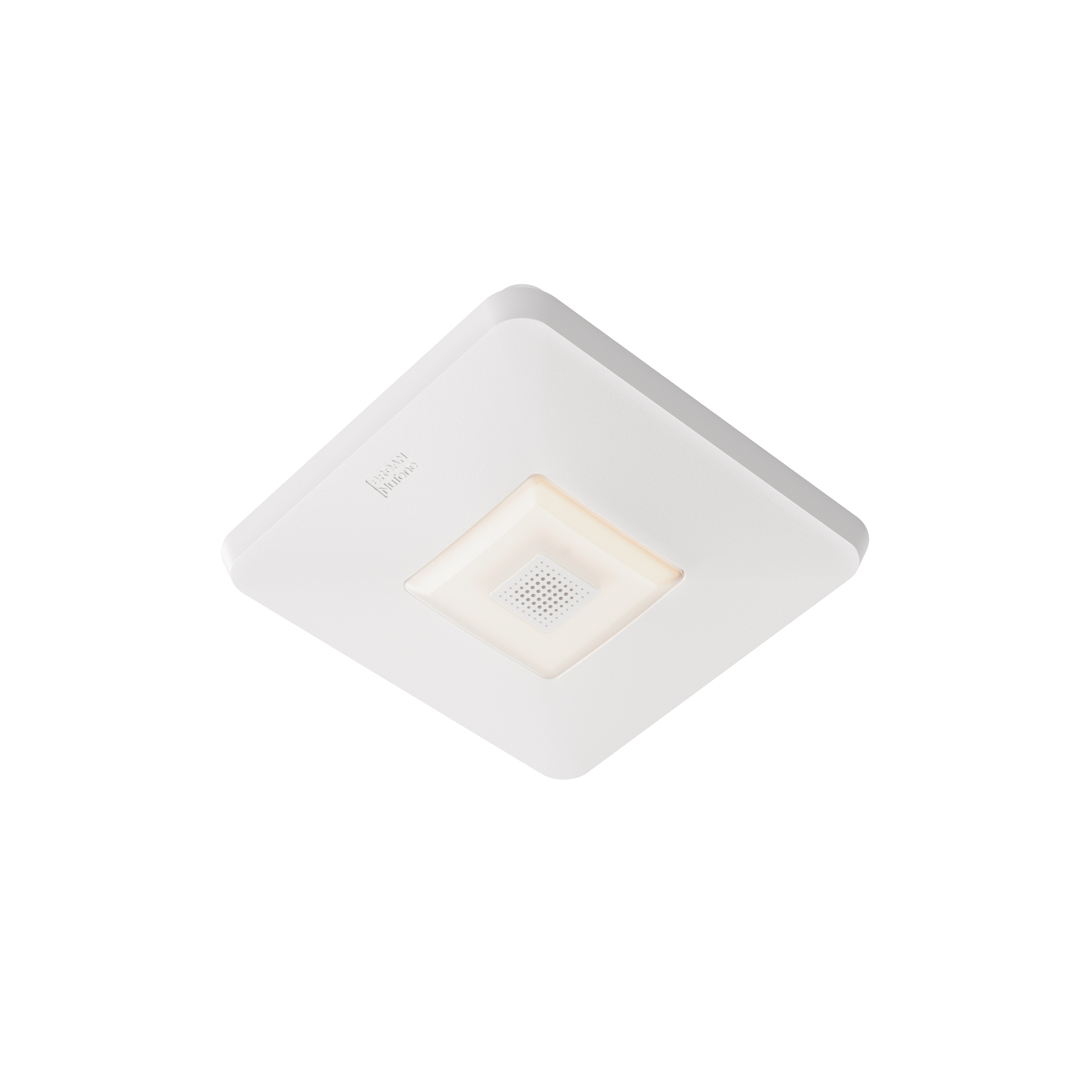 Broan-NuTone Bathroom Fan Upgrade Cover with Bluetooth Speaker & LED Light, No Wiring, White 4-Pack