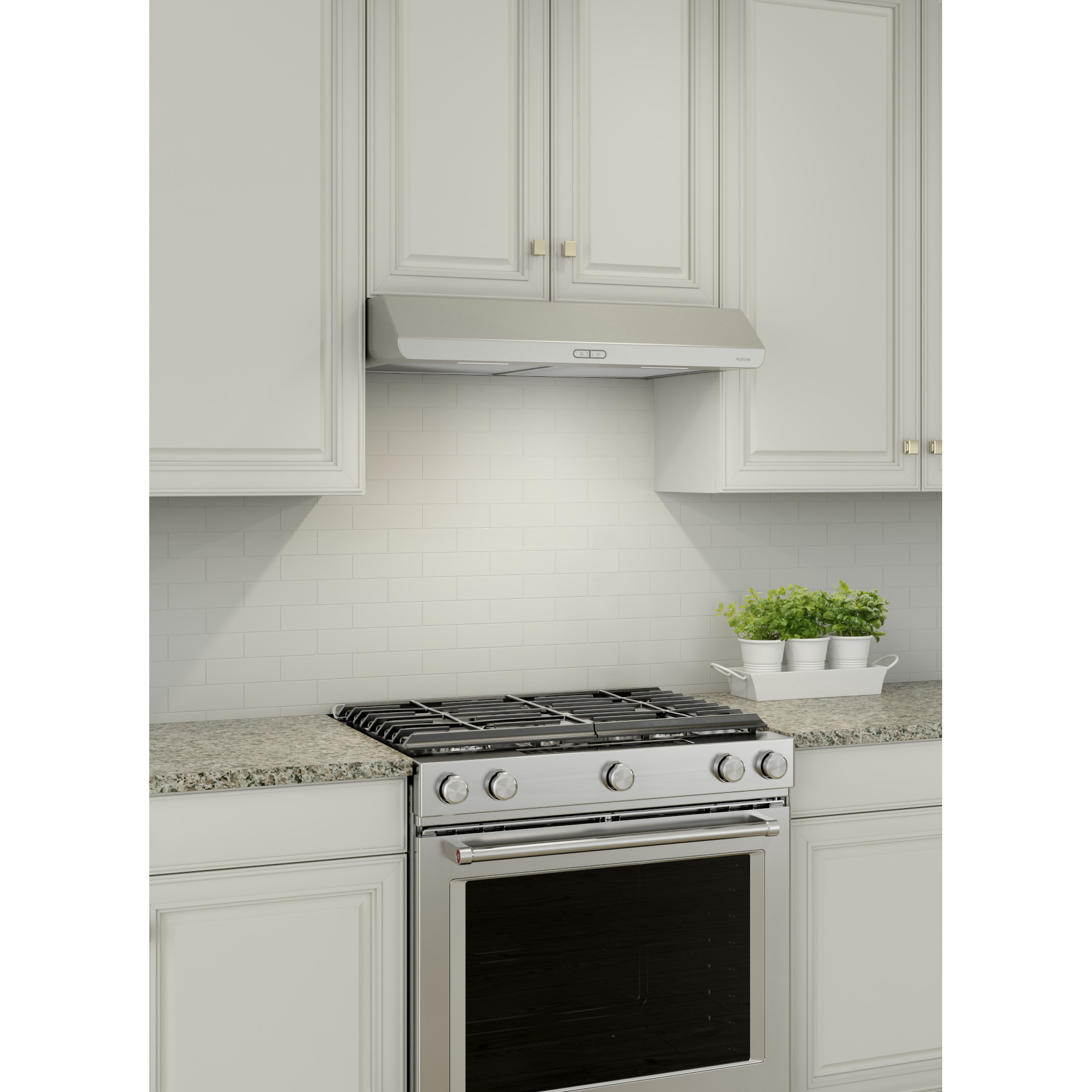 NKDF130SS NuTone Rhyme 30 Inch Under Cabinet Range Hood 375 Max   NKDF130SS 5 