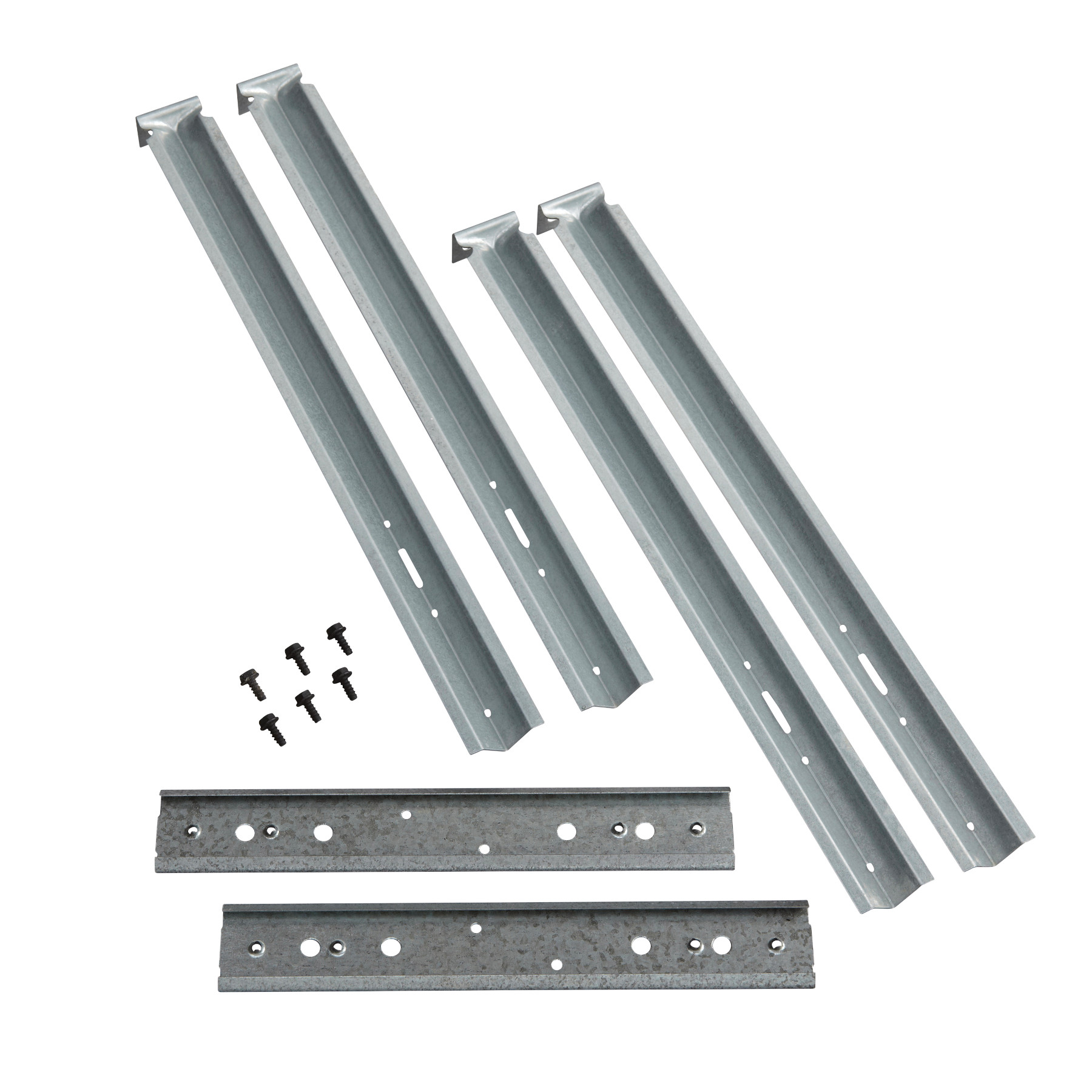 Mounting Channel/Brackets for single packs (2 channels, 4 brackets)