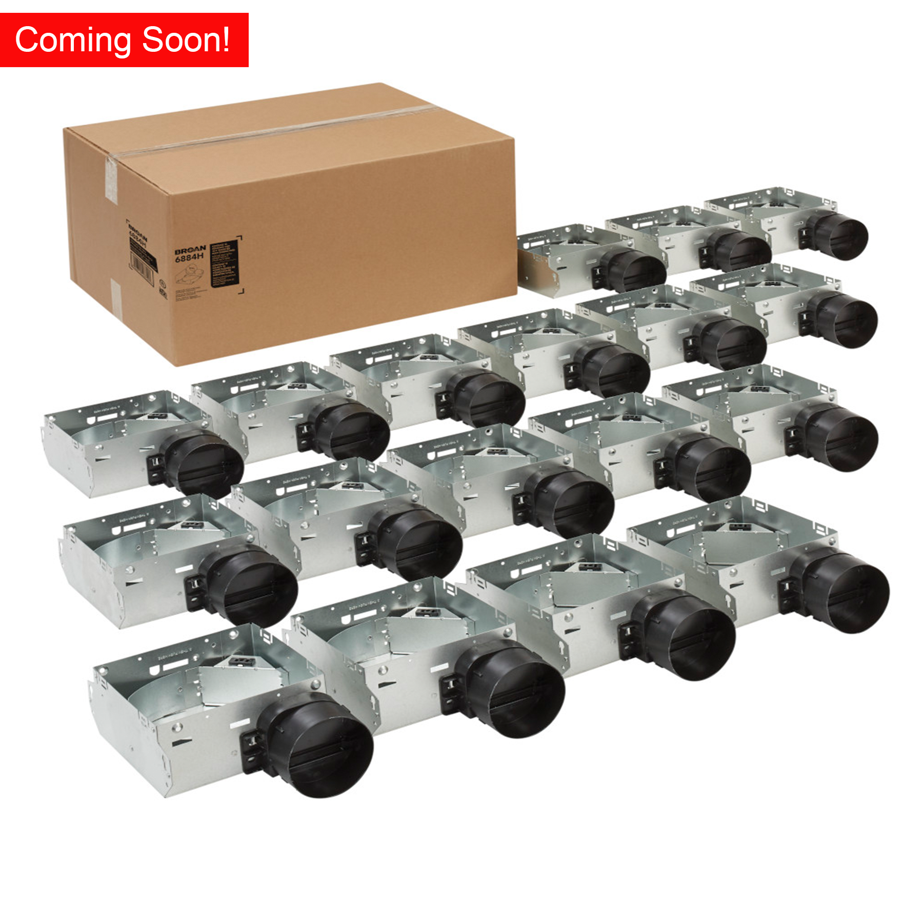 Broan® 50 CFM, 4.0 Sone Economy Fan 4 Inch Duct Housing Pack