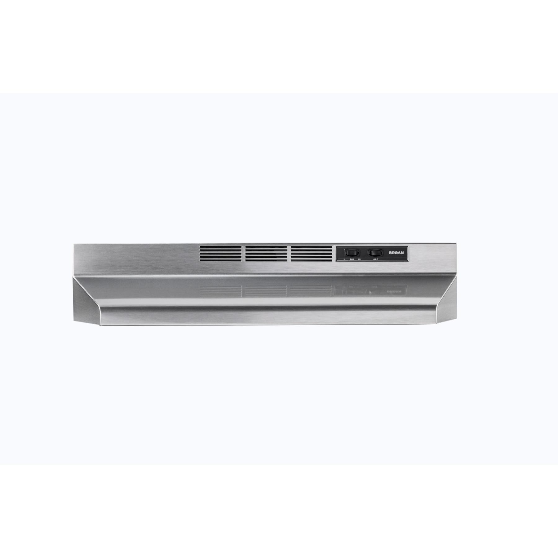 BU224SF Broan 24 Inch Under Cabinet Range Hood Stainless Finish   BU2SF NU2SF 5 