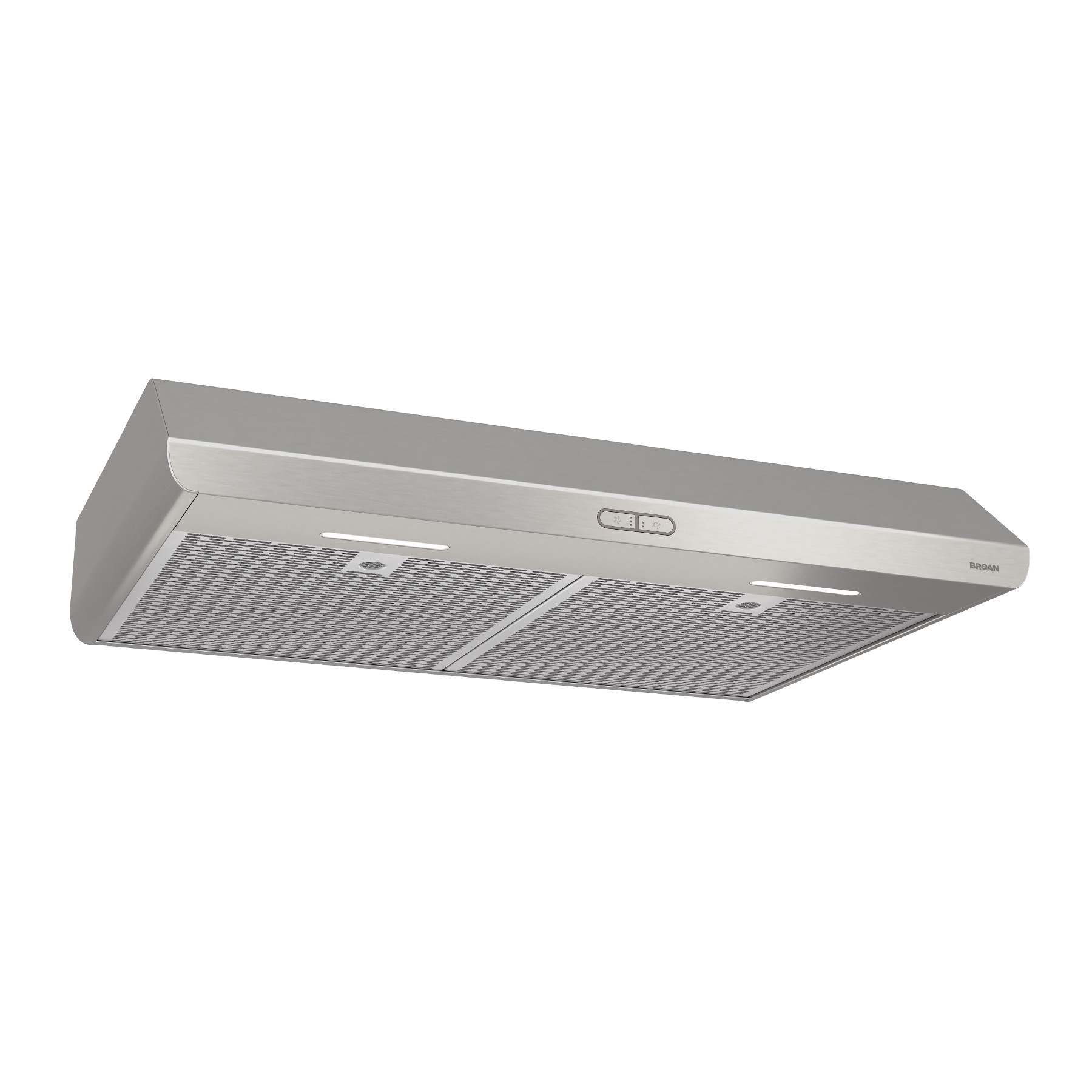 Broan® Sahale 30-inch Under-Cabinet Range Hood, 375 Max Blower CFM, Stainless Steel