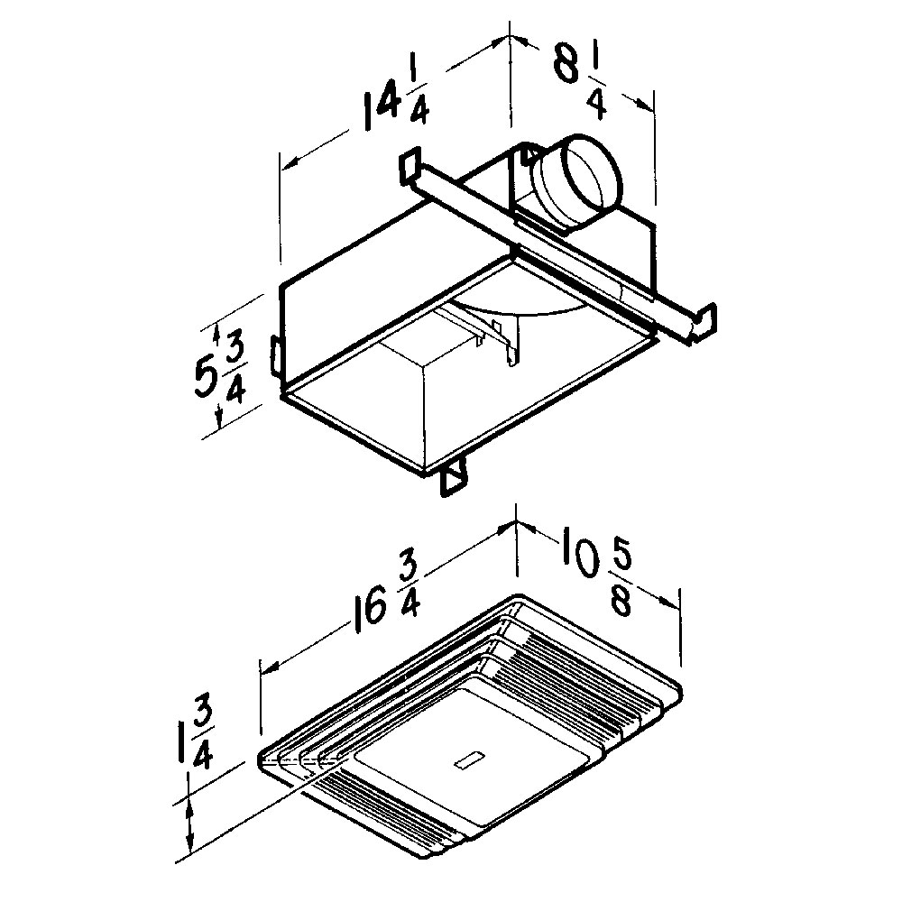 broan 658 bathroom fan heater