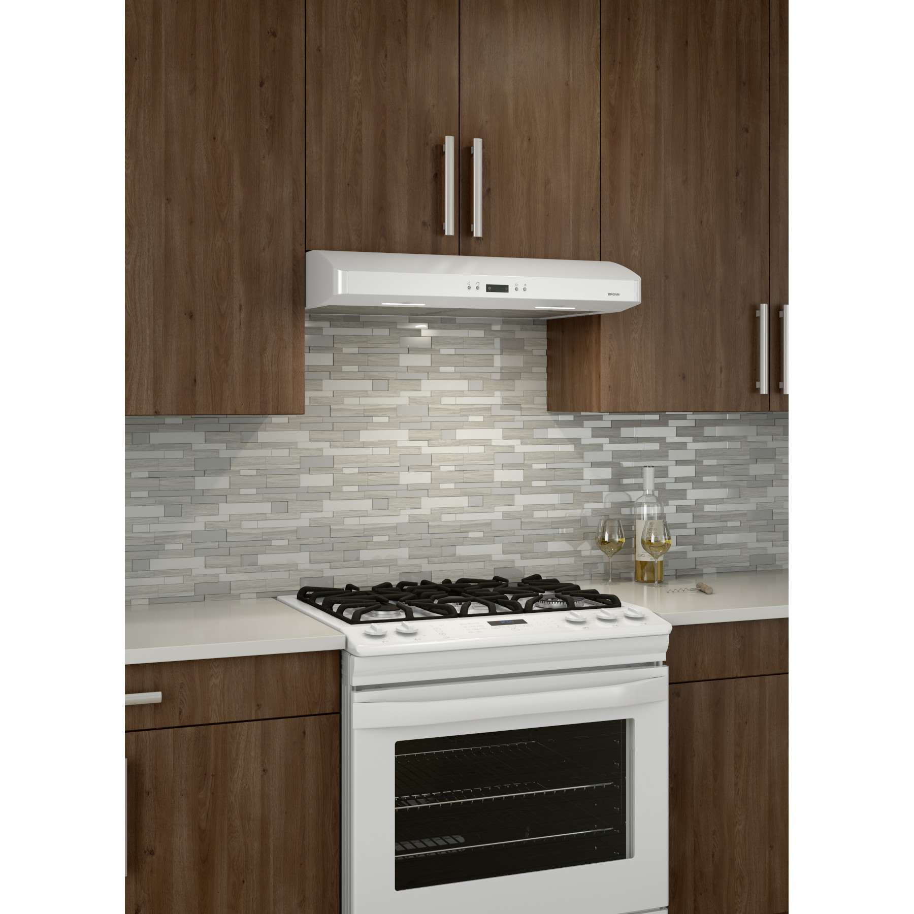 CRDN130WH DISCONTINUED: Broan® Corteo 30-Inch Under-Cabinet Range Hood ...