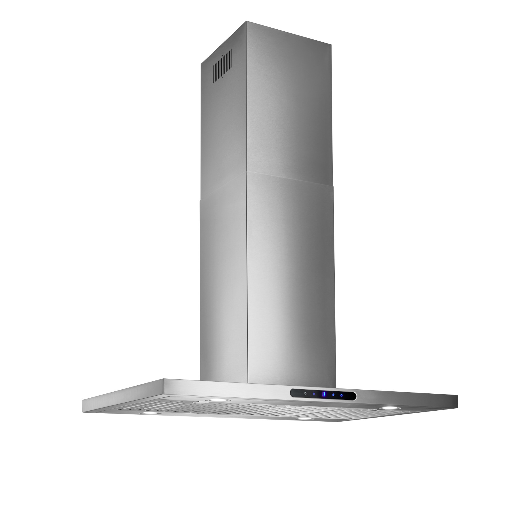 Island chimney range deals hood