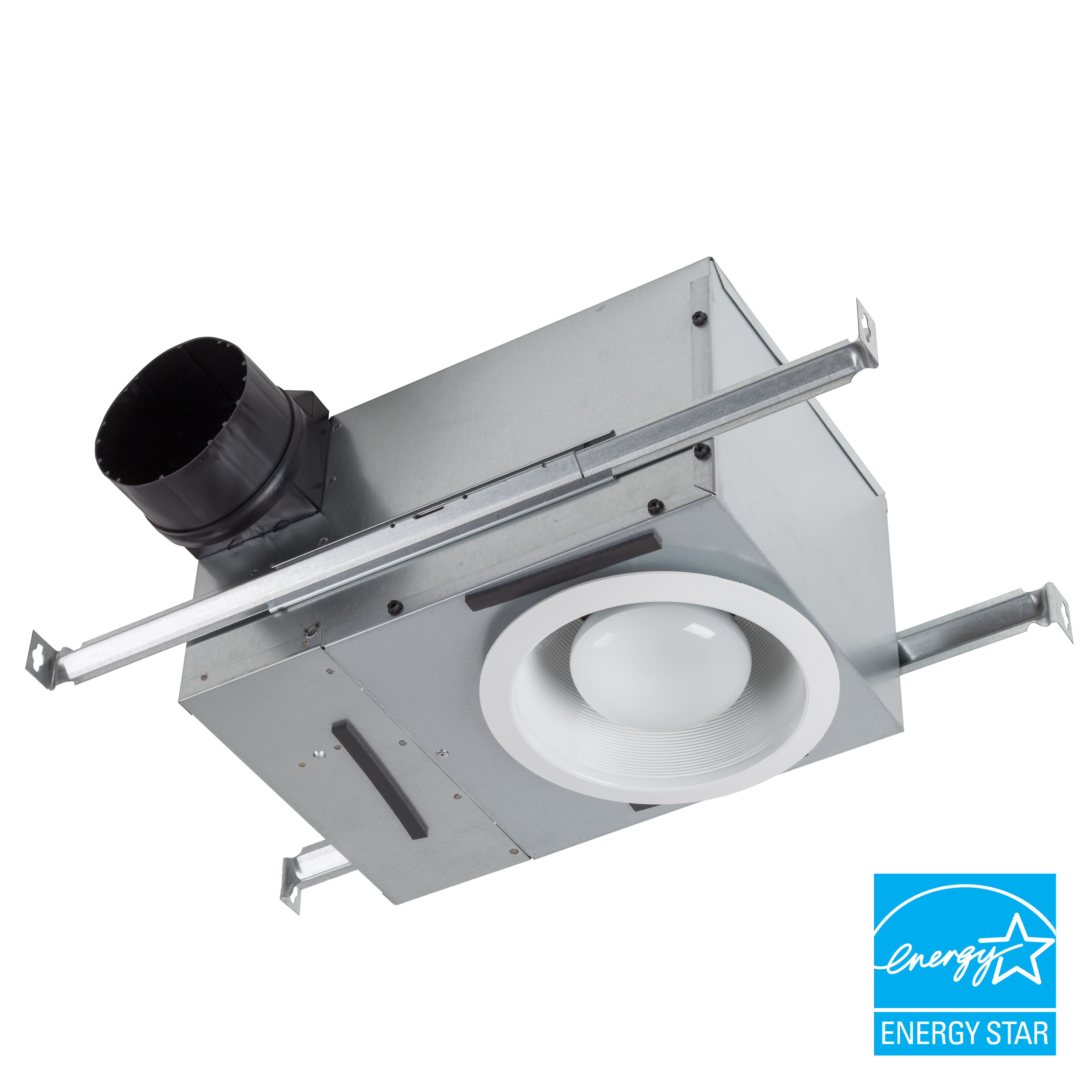 70 CFM Ceiling Bathroom Exhaust Fan with Recessed Light 70 CFM Ceiling Bathroom Exhaust Fan with Recessed Light