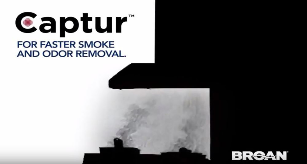 Broan Captur System Smoke and Odor Removal Shadowgraph