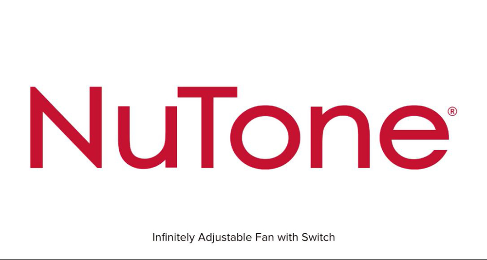 NuTone IAF Infinitely Adjustable Fan with Switch