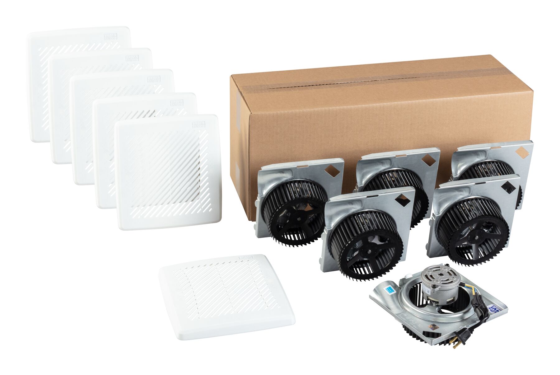 Broan-Nutone® Economy 50 CFM Energy Star Fan, Louvered Grille,, 2.0 Sones Finished Packs