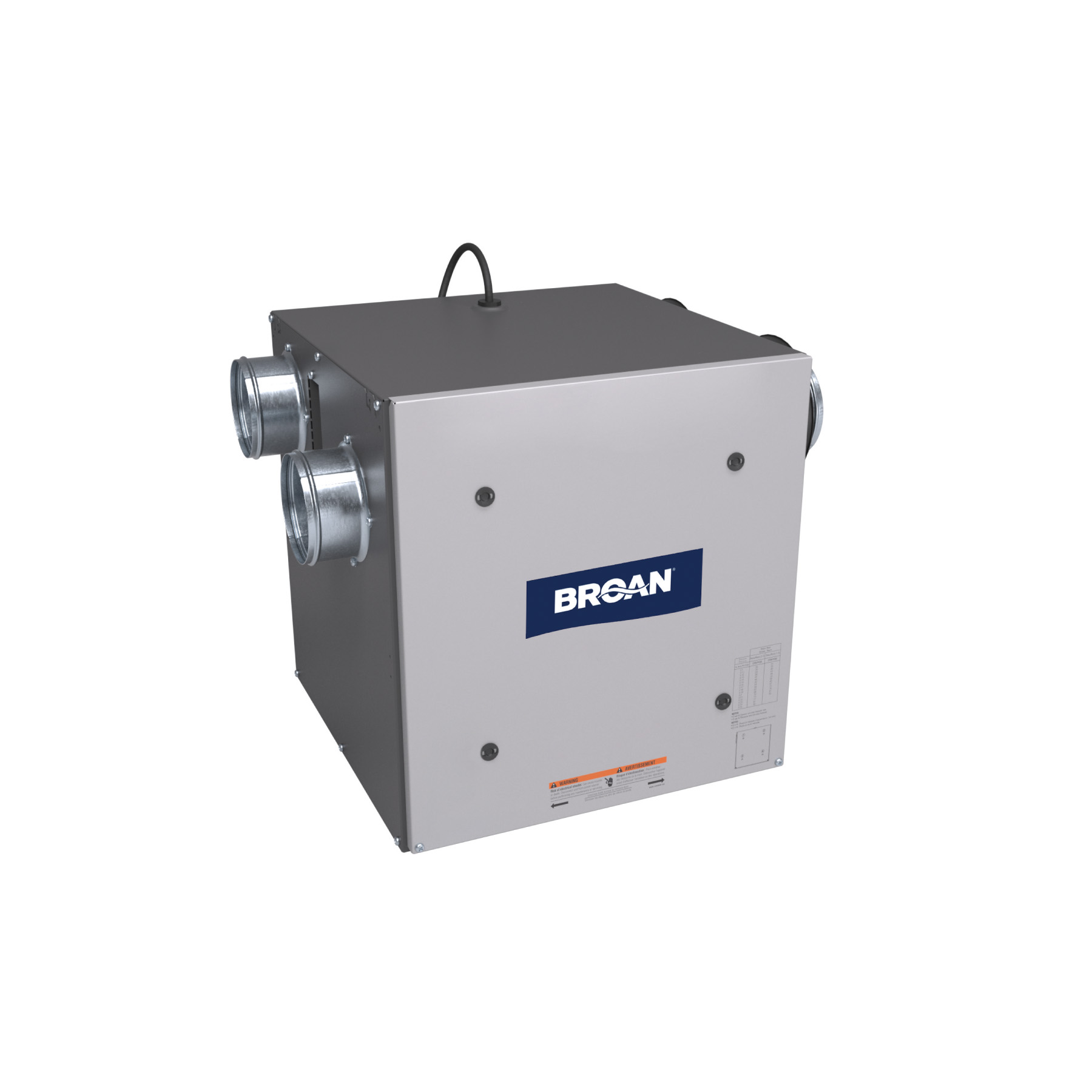 Compact Flex Series™ High Efficiency Heat Recovery Ventilator, 77 CFM at 0.4 in. w.g.