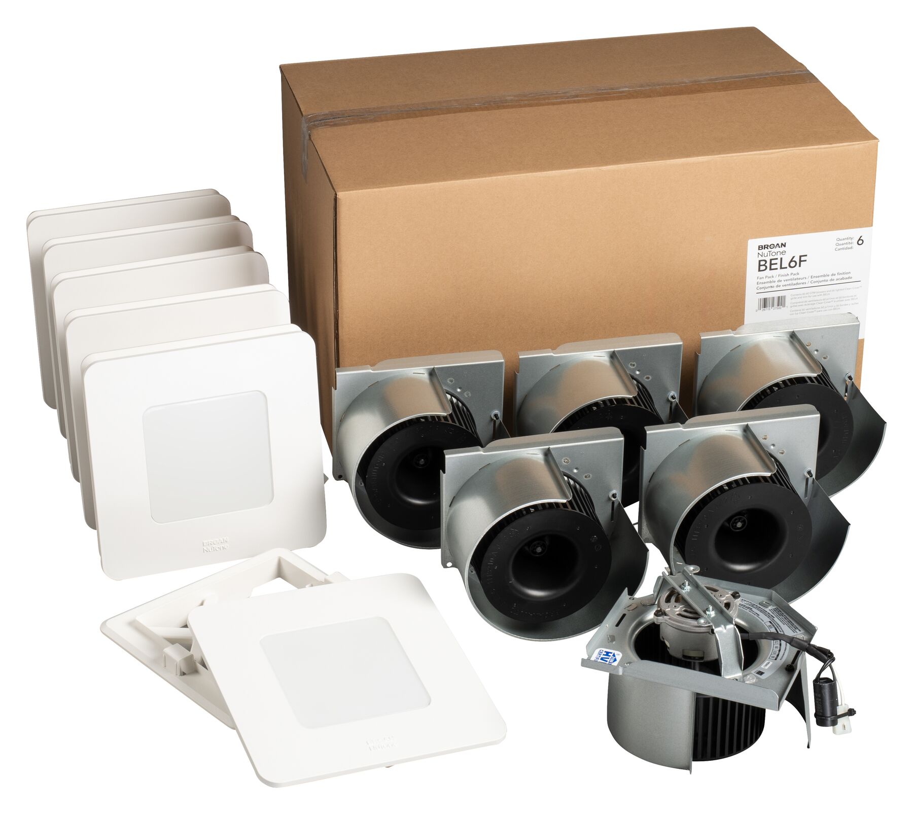 BEL6F Broan-NuTone® Roomside Series Bathroom Exhaust Fan w/ LED