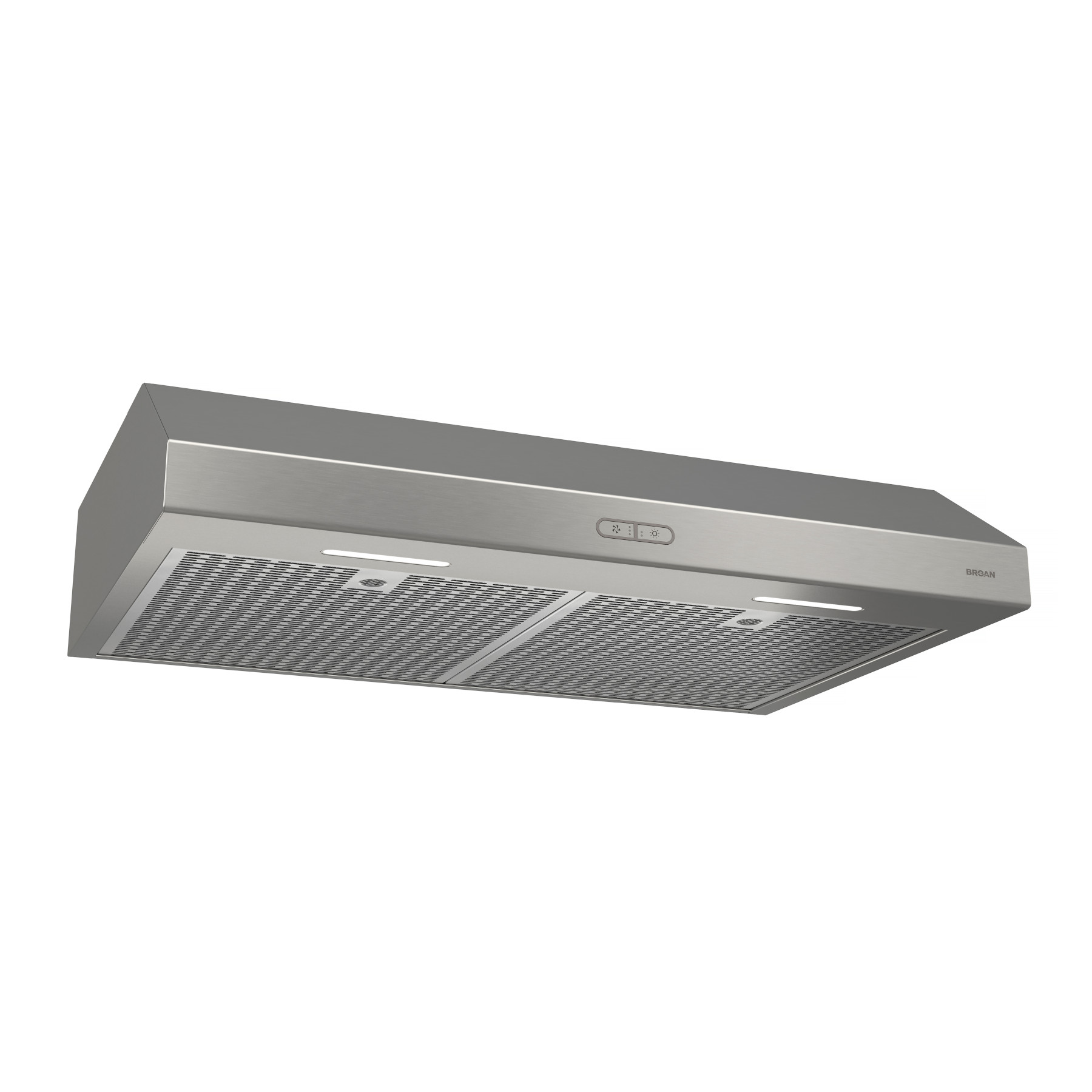 Broan® Glacier 30-inch Under-Cabinet Range Hood, 450 Max Blower CFM, Stainless Steel