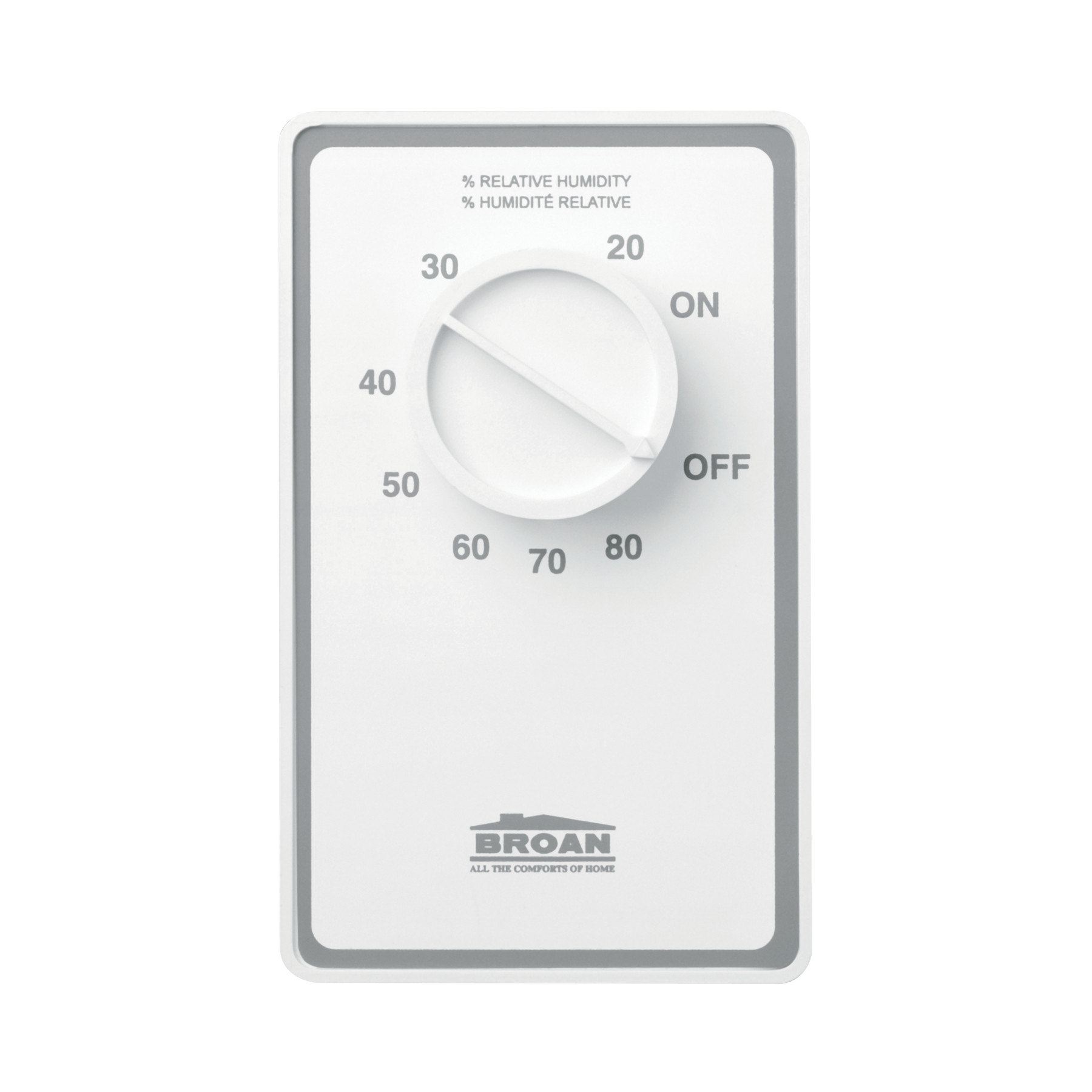 **DISCONTINUED** Broan-NuTone® Dehumidistat, 24V/120V, White