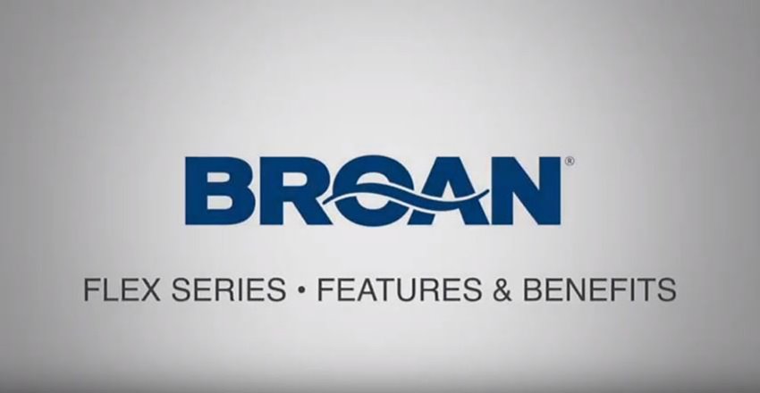Broan FLEX Series Bathroom Ventilation Fan Features and Benefits Video