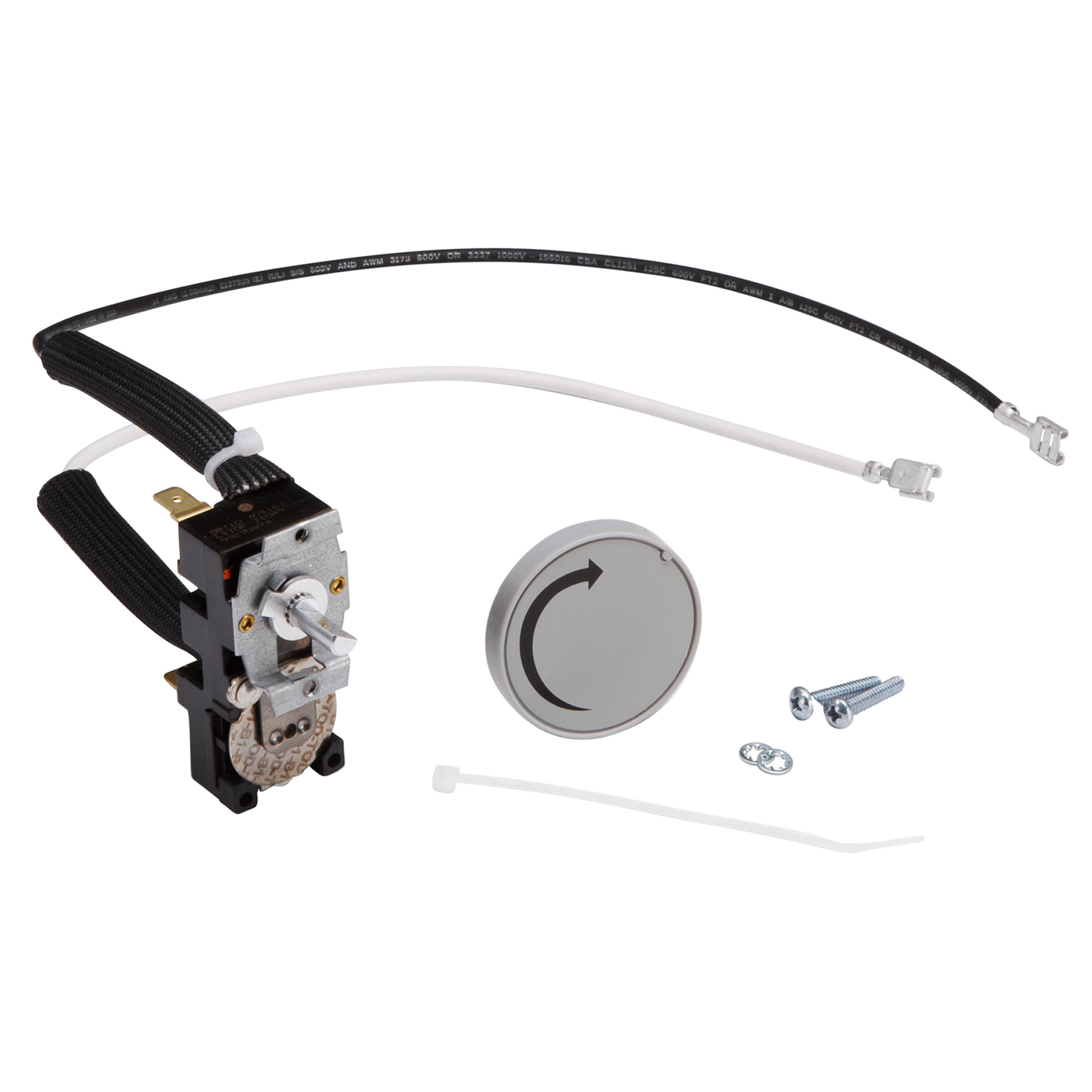 Broan® Thermostat Kit, for Kickspace Heaters, 120/240 Vac, 12.5 amps. Temperature Range 40°-130° F