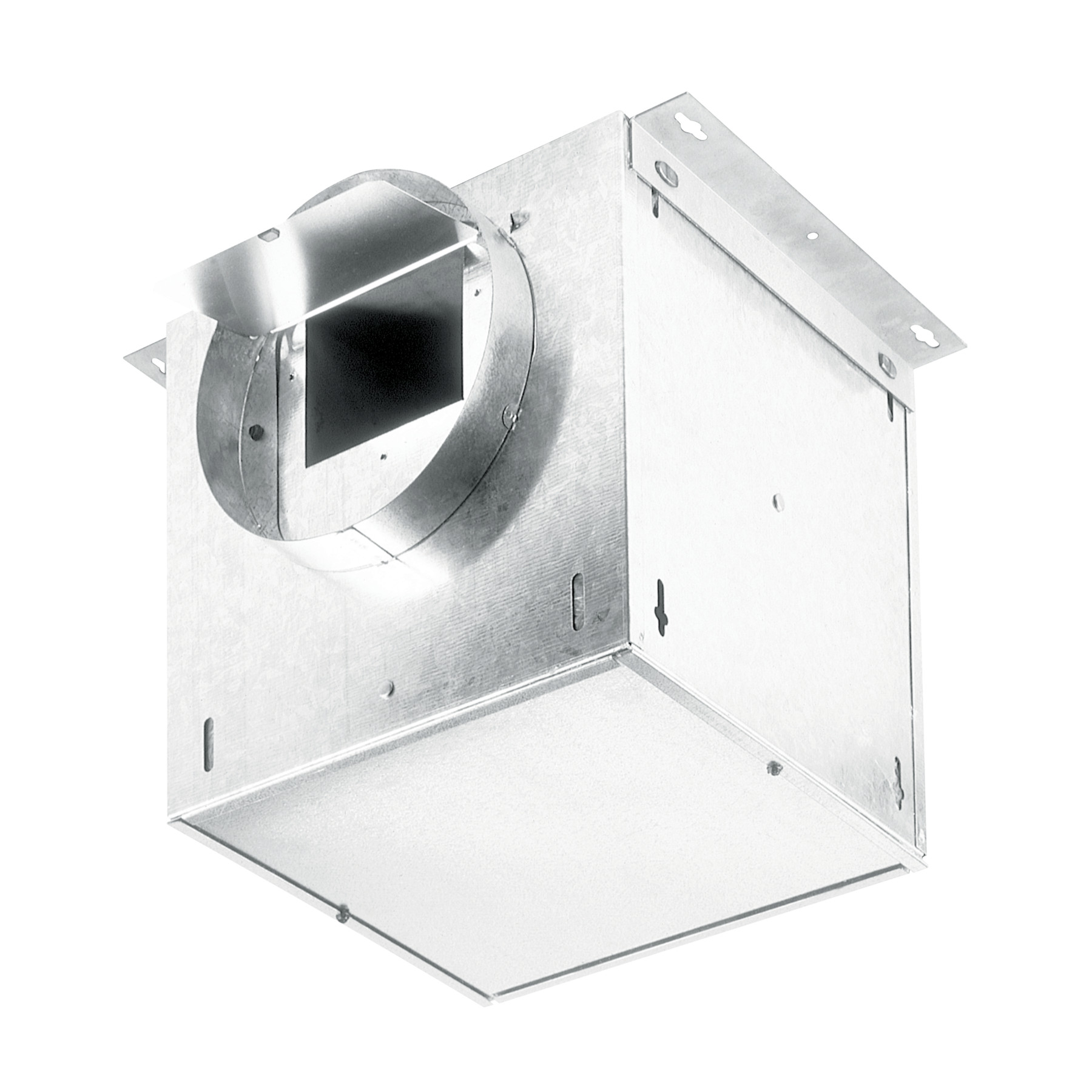 **DISCONTINUED** Broan® Ventilation Fan; 106 CFM Straight Through, 0.7 Sones; 95 CFM Right Angle, 0.3 Sones