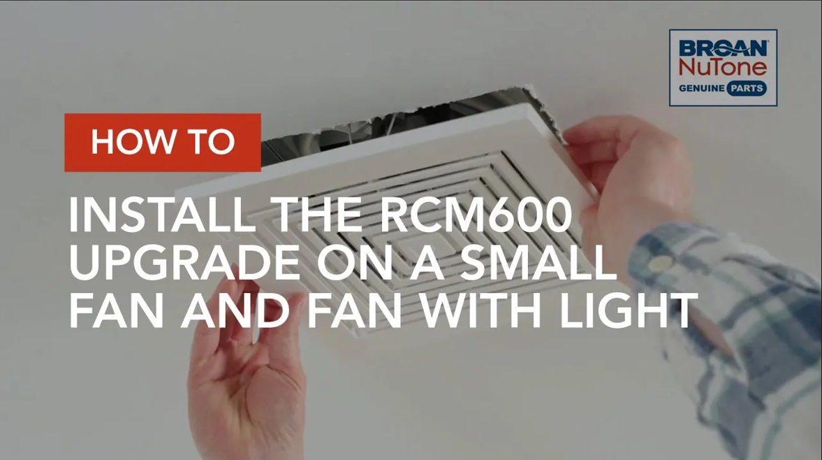 How to Install the RCM600 Upgrade on a Small Fan and Fan with Light