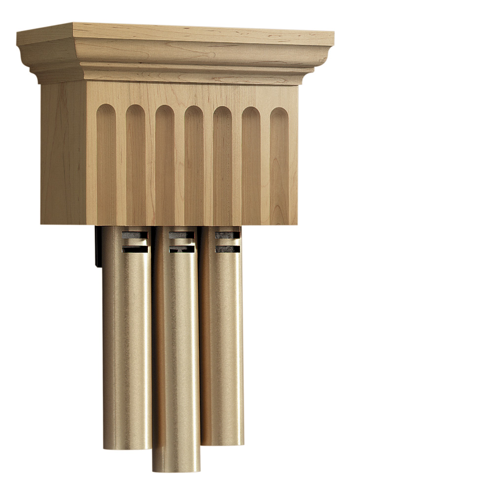 Traditional Musical Wired Doorbell, Maple