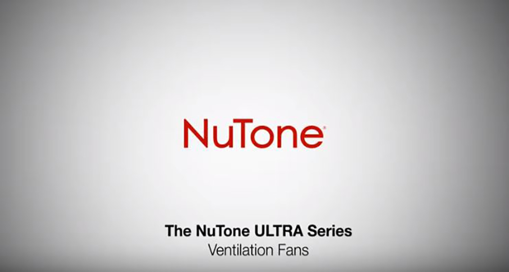 NuTone ULTRAGREEN™ Series Ventilation Fan - New Construction Installation