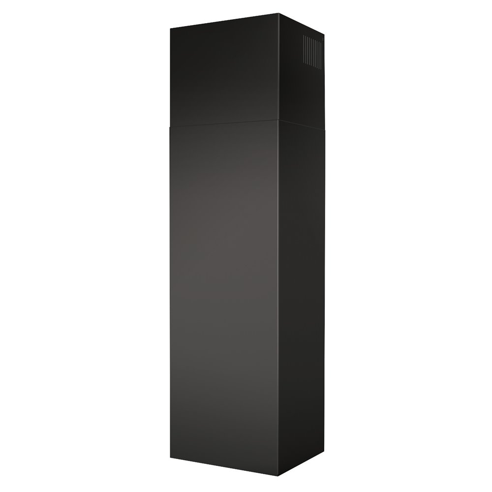 Ductless Flue Extension in Black Stainless Steel for EW43 Series Chimney Range Hood